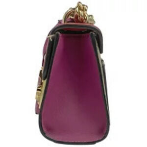 Gucci canvas red shoulder beige chain pink Supreme padlock bag GG